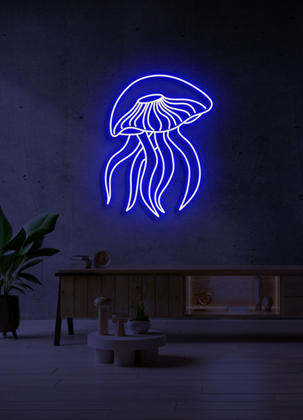 Jellyfish - LED Neon skilt