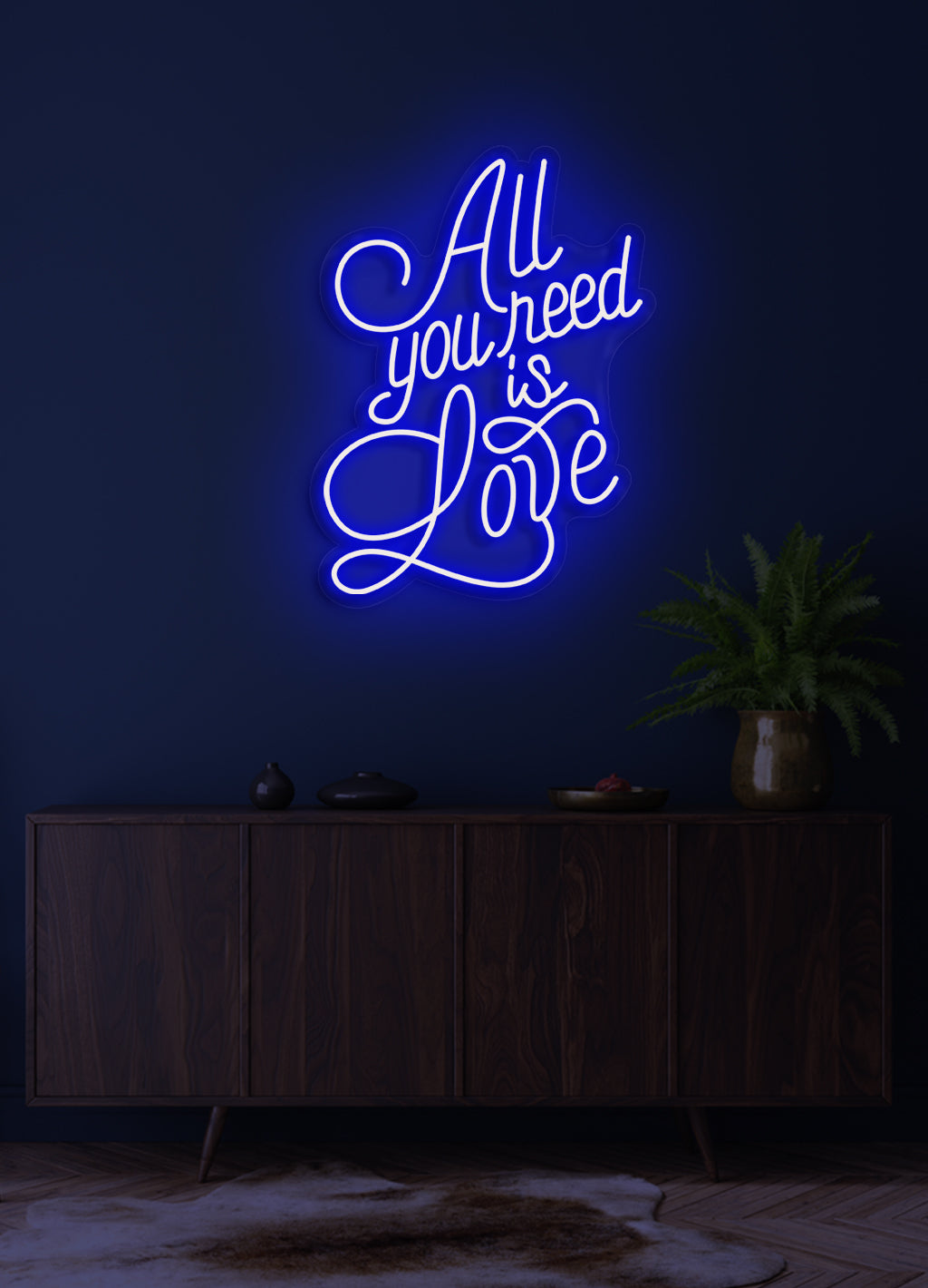 All you need is love - LED Neon skilt