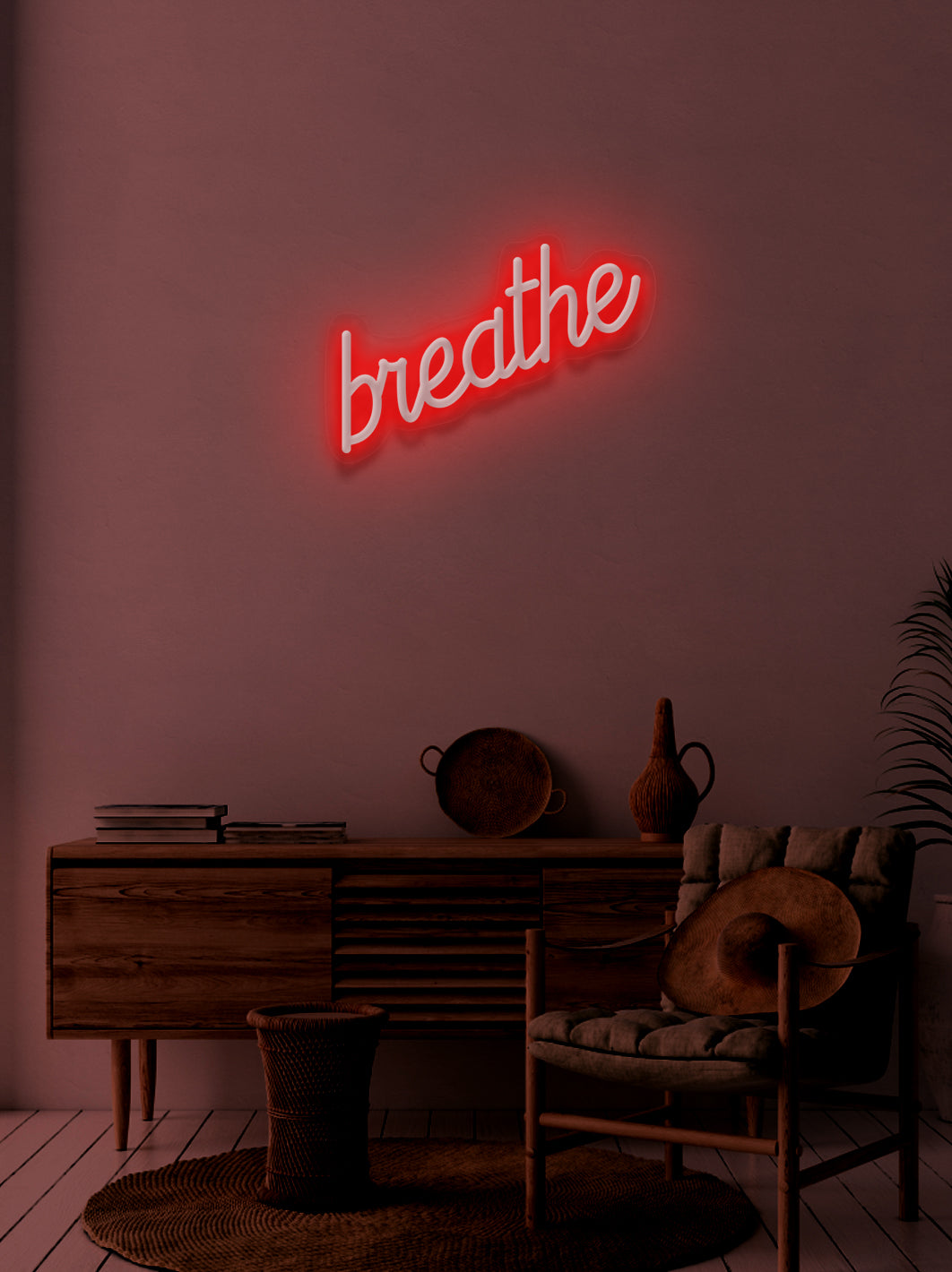 Breathe - LED Neon skilt