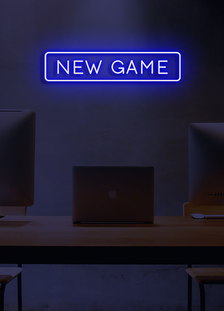 NEW GAME - LED Neon skilt