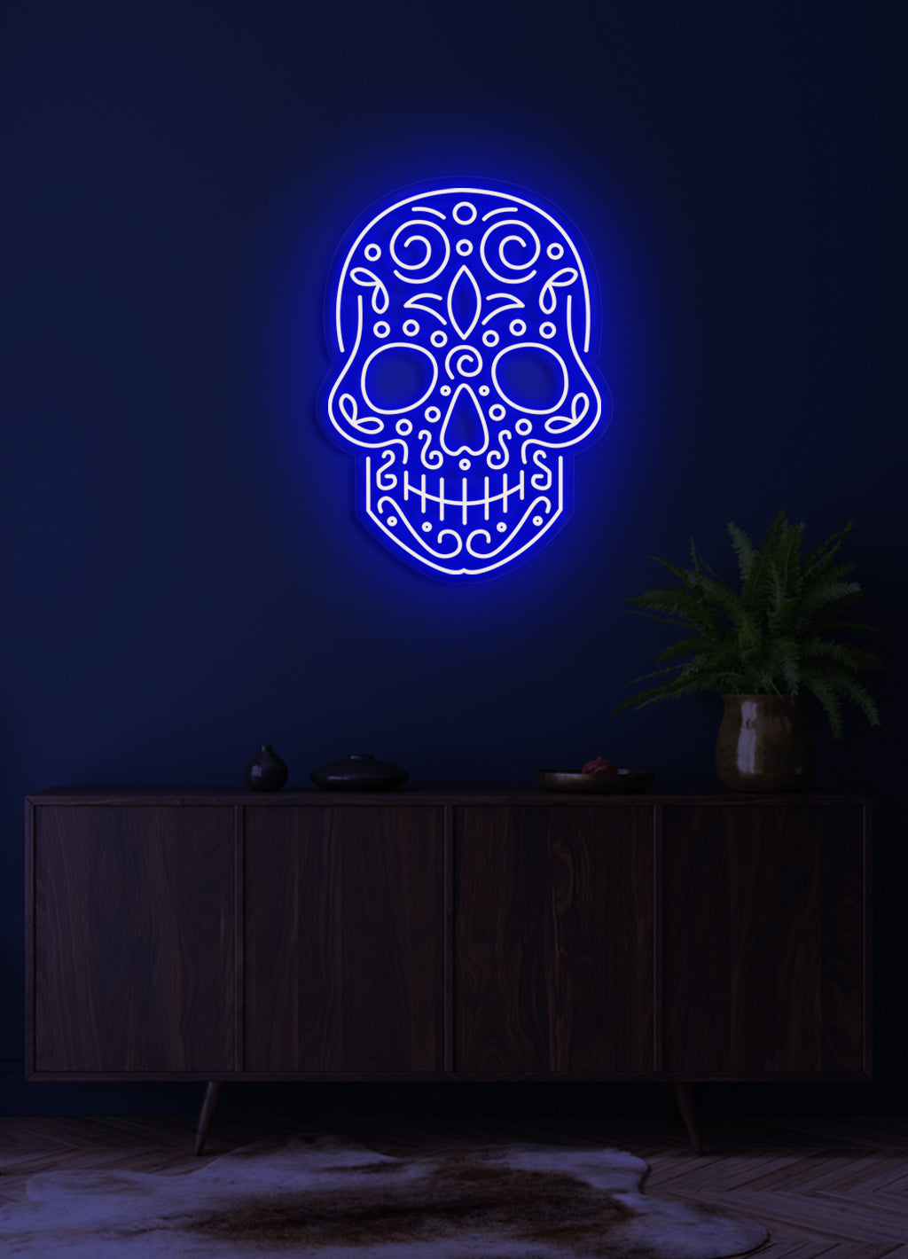 Skull - LED Neon skilt