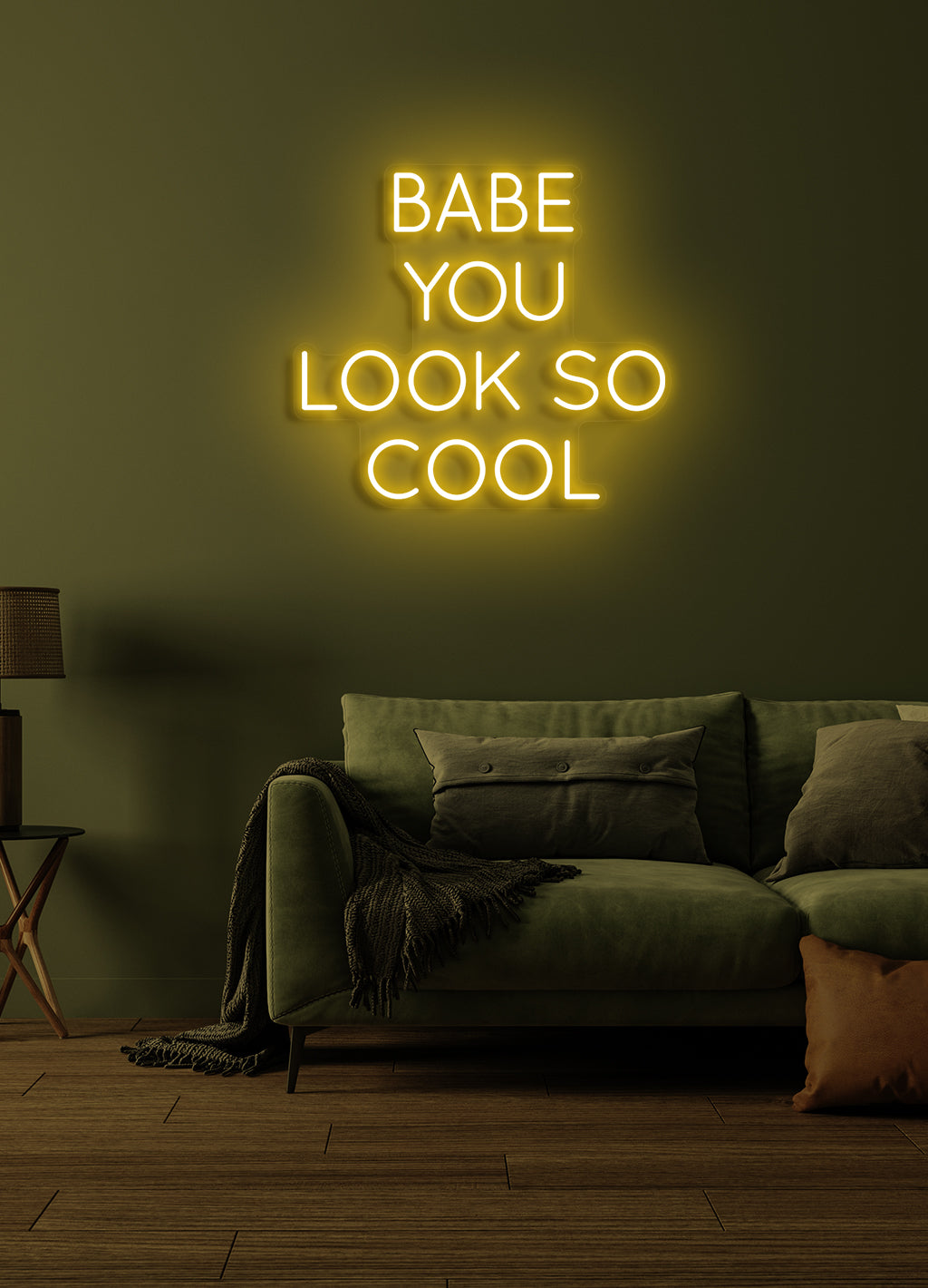 Babe you look so cool - LED Neon skilt