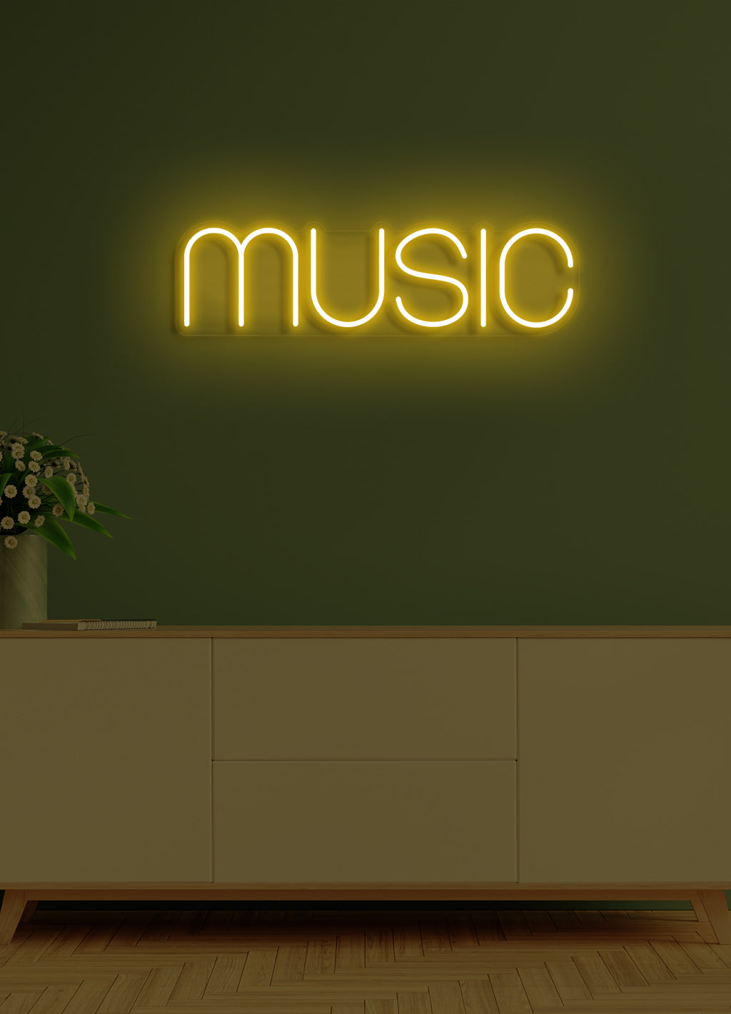 Music - LED Neon skilt