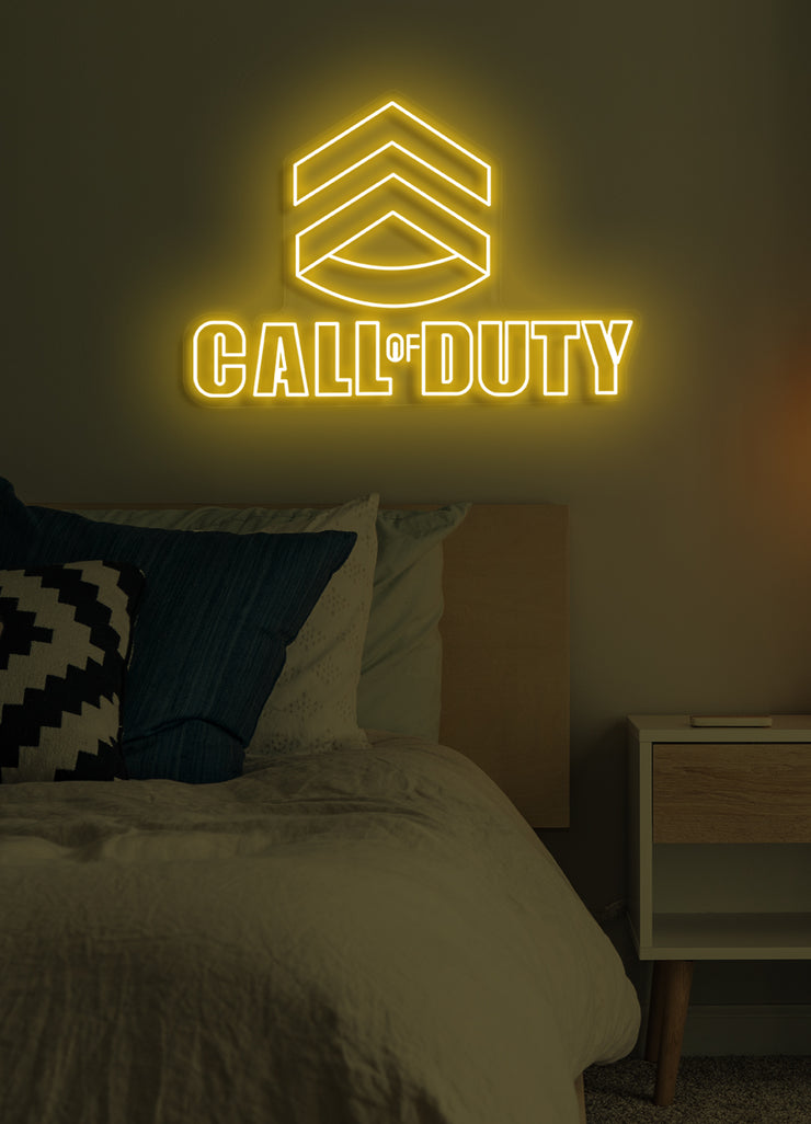 Call of Duty - LED Neon skilt