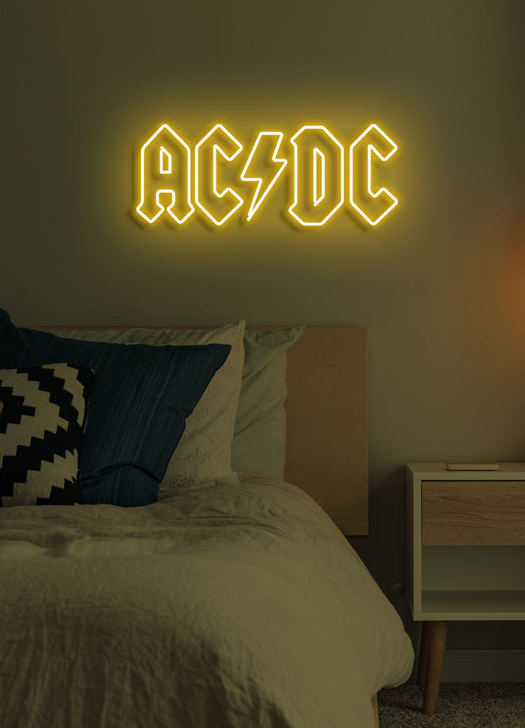 AC DC - LED Neon skilt