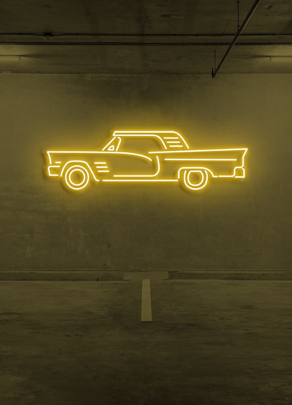 Retro car - LED Neon skilt