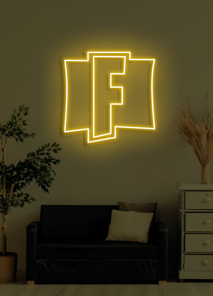Fortnite icon - LED Neon skilt