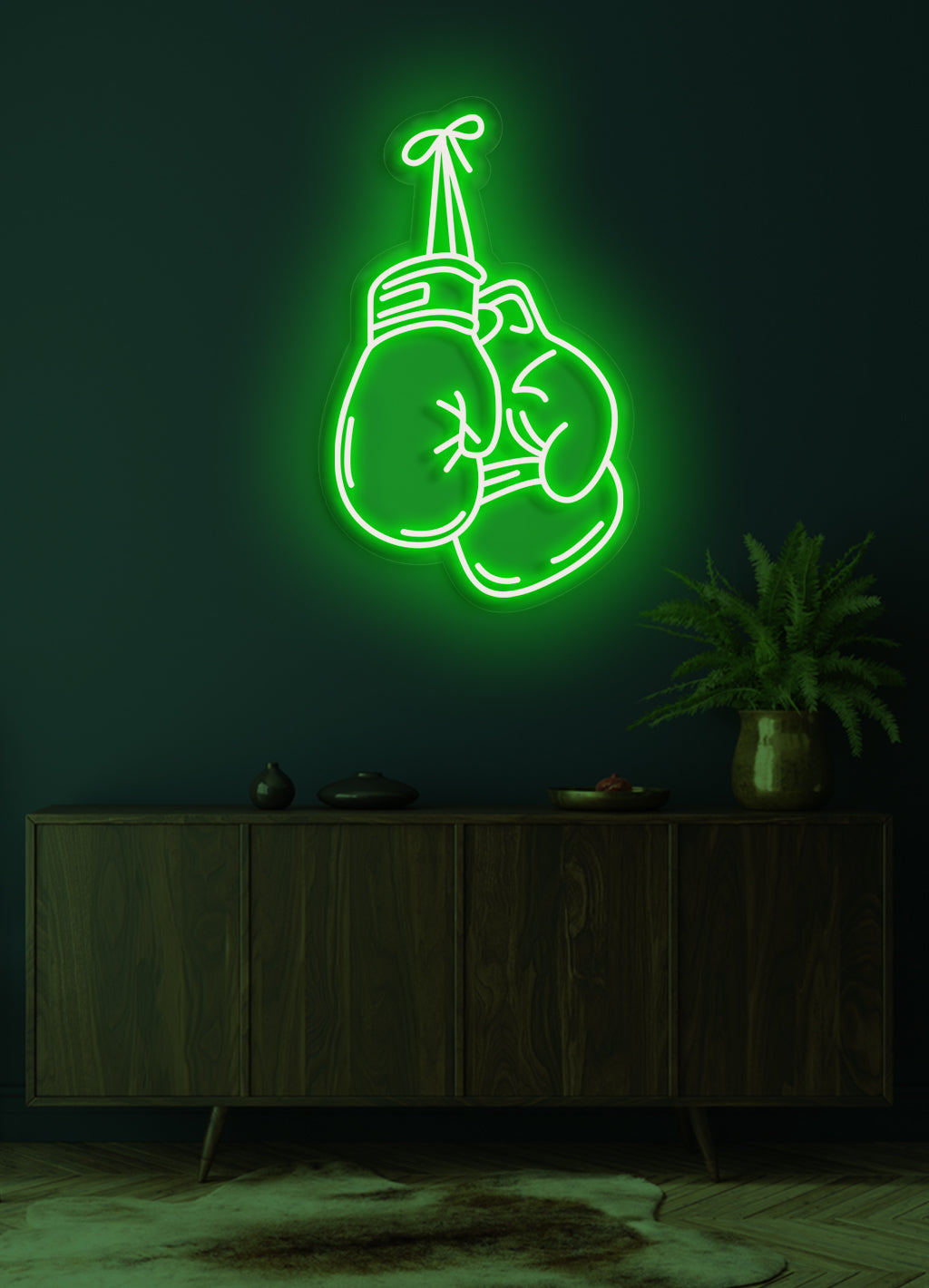 Boxing gloves - LED Neon skilt