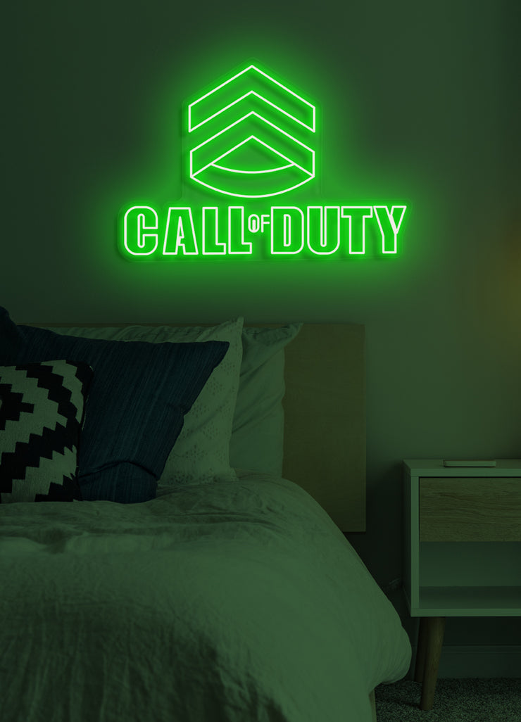 Call of Duty - LED Neon skilt