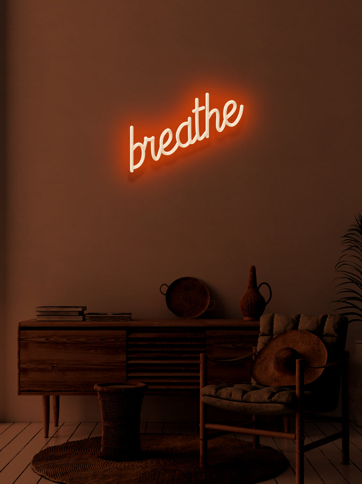 Breathe - LED Neon skilt