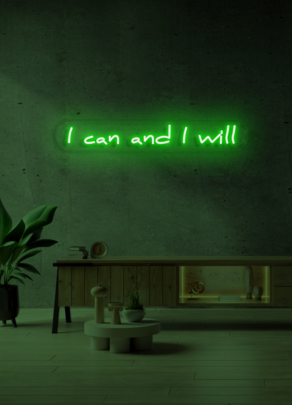 I can and i will  - LED Neon skilt