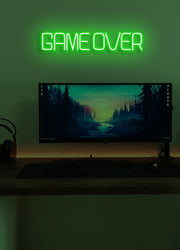 Game over - LED Neon skilt