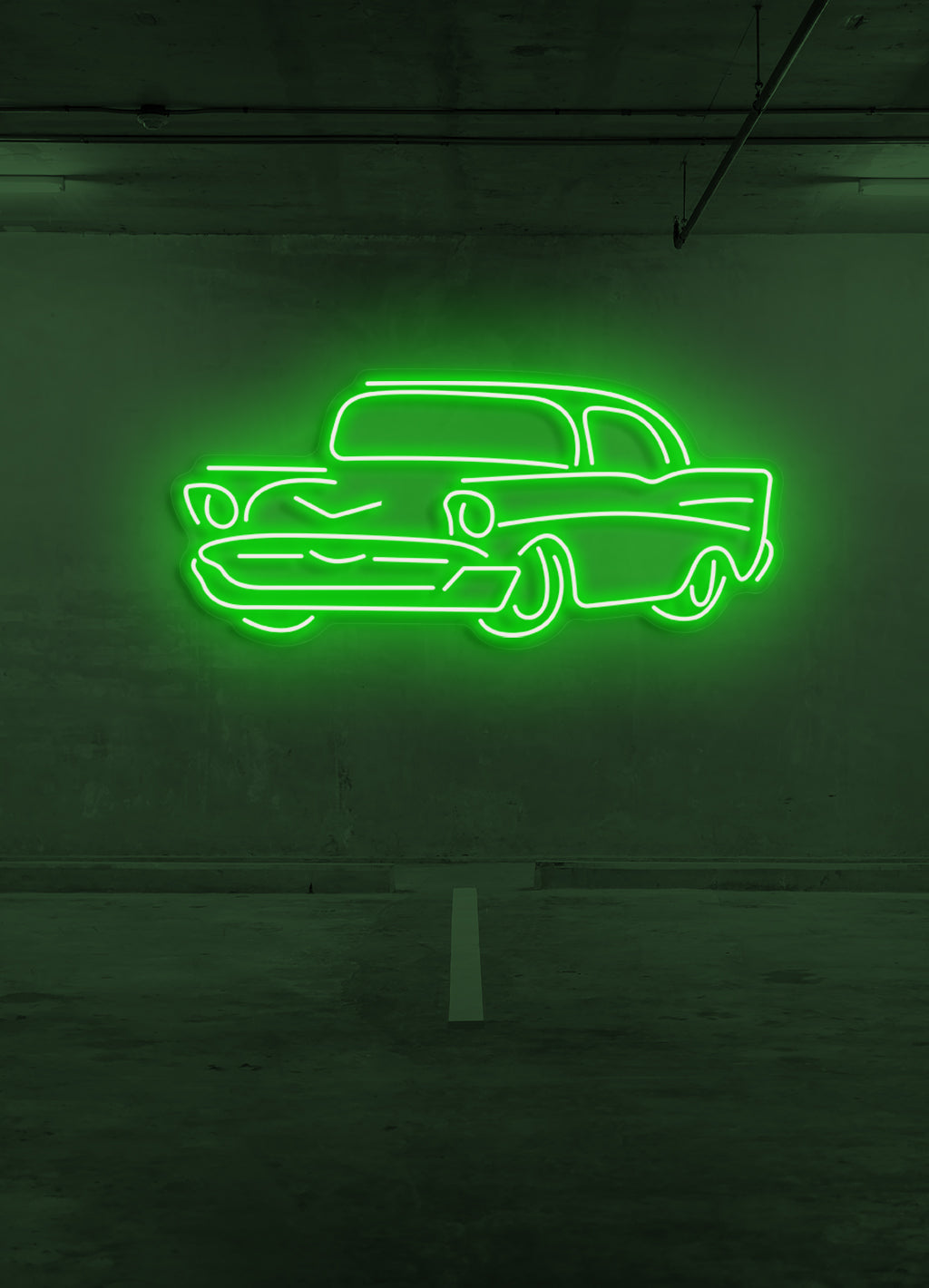 Retro car - LED Neon skilt