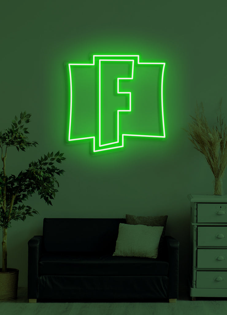 Fortnite icon - LED Neon skilt