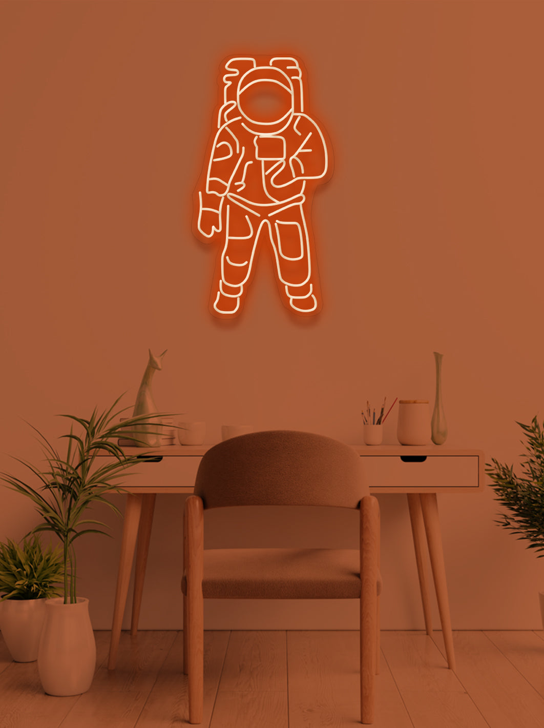 Astronaut - LED Neon skilt