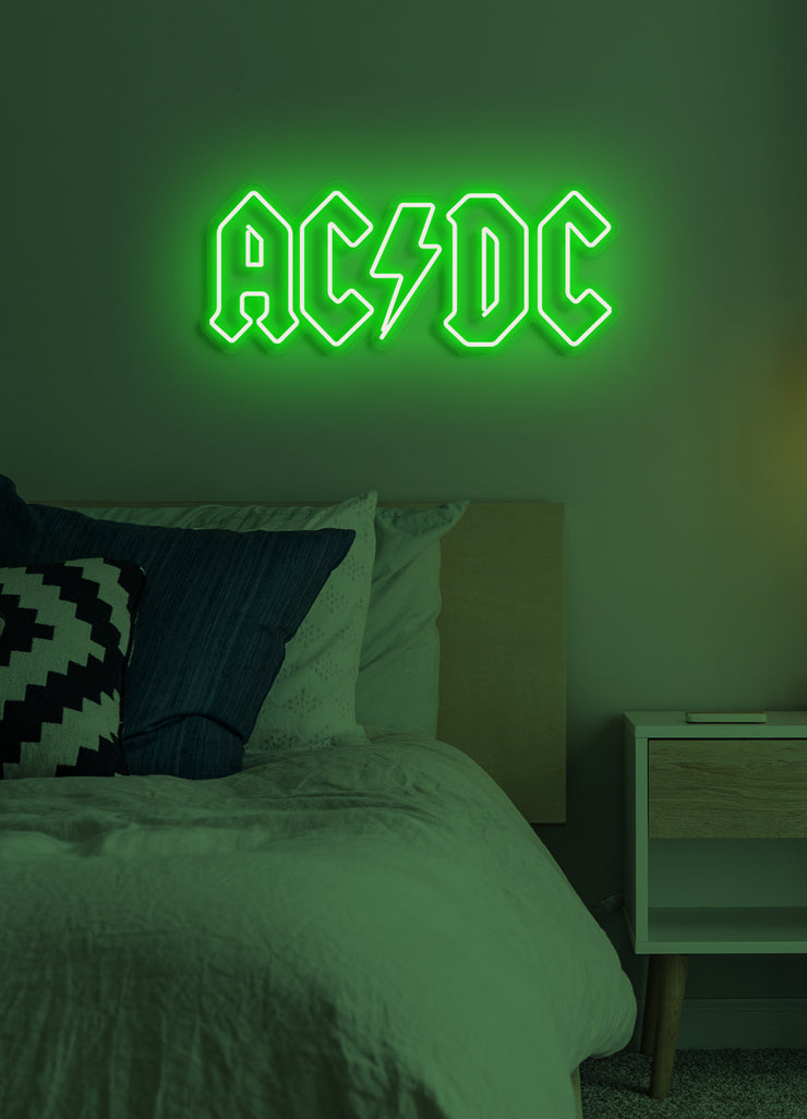 AC DC - LED Neon skilt