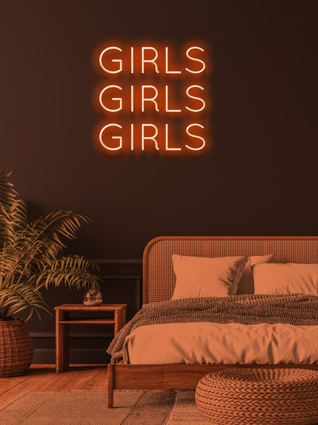 Girls Girls Girls - LED Neon skilt