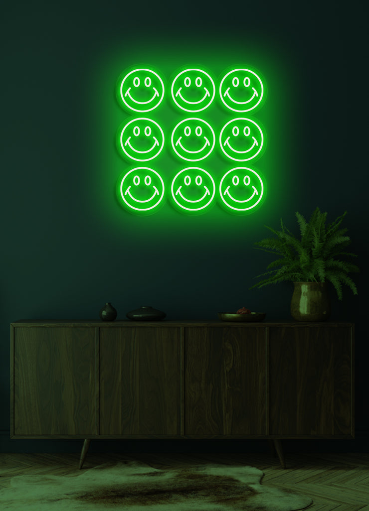 Smiley wall - LED Neon skilt