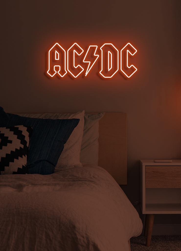 AC DC - LED Neon skilt