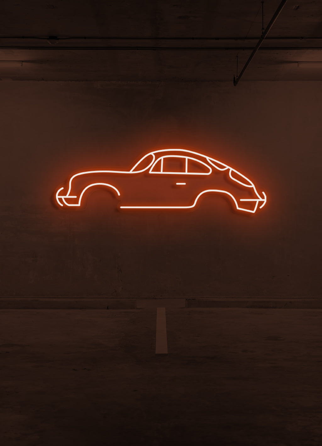 Retro car - LED Neon skilt