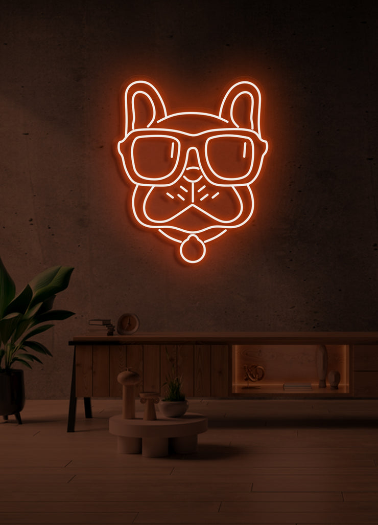 Bulldog - LED Neon skilt