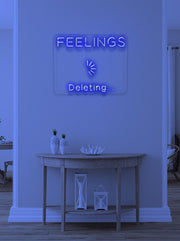 Feelings deleting - LED Neon skilt