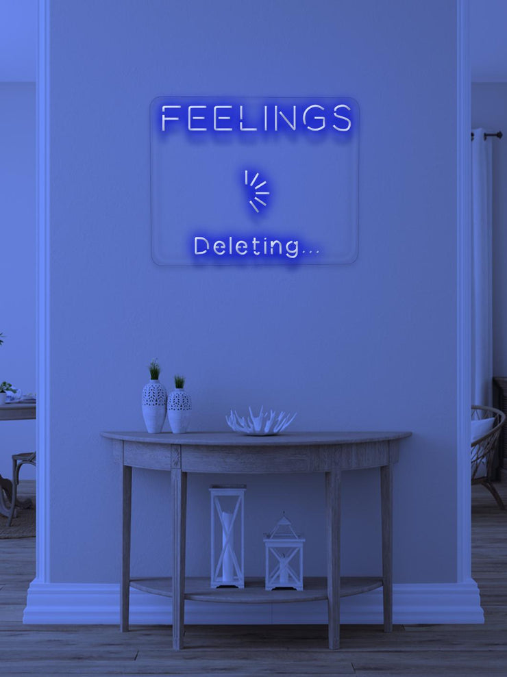 Feelings deleting - LED Neon skilt