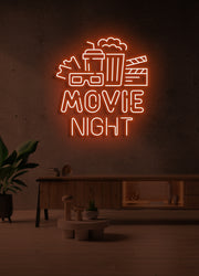 Movie Night - LED Neon skilt
