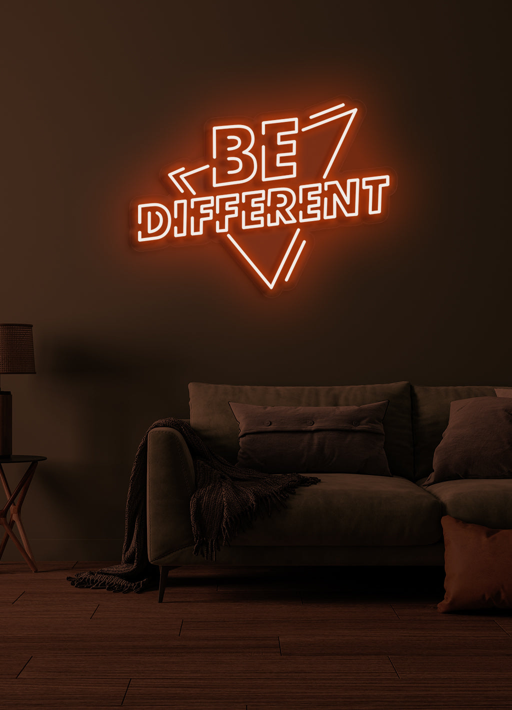 Be different - LED Neon skilt