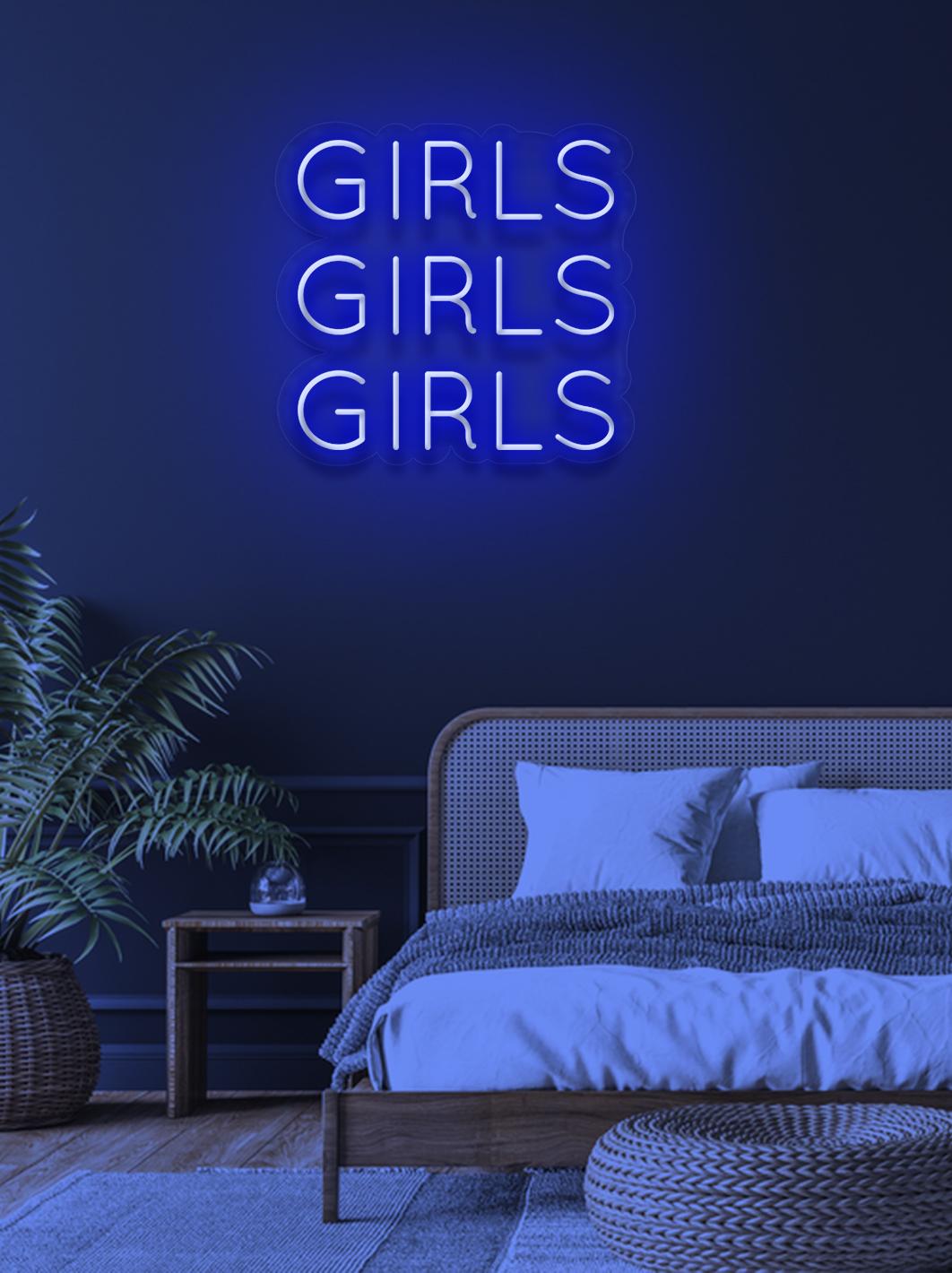 Girls Girls Girls - LED Neon skilt