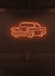 Retro car - LED Neon skilt