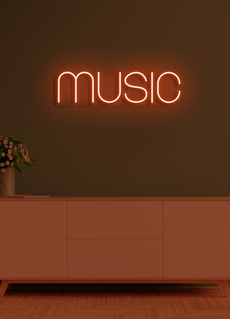 Music - LED Neon skilt