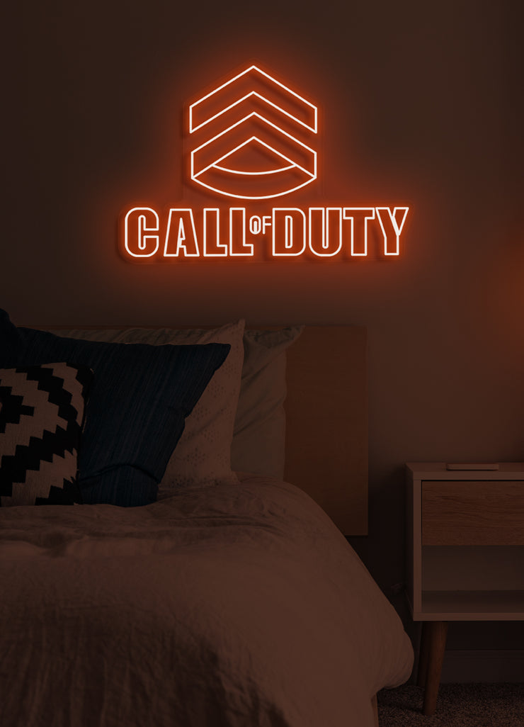 Call of Duty - LED Neon skilt