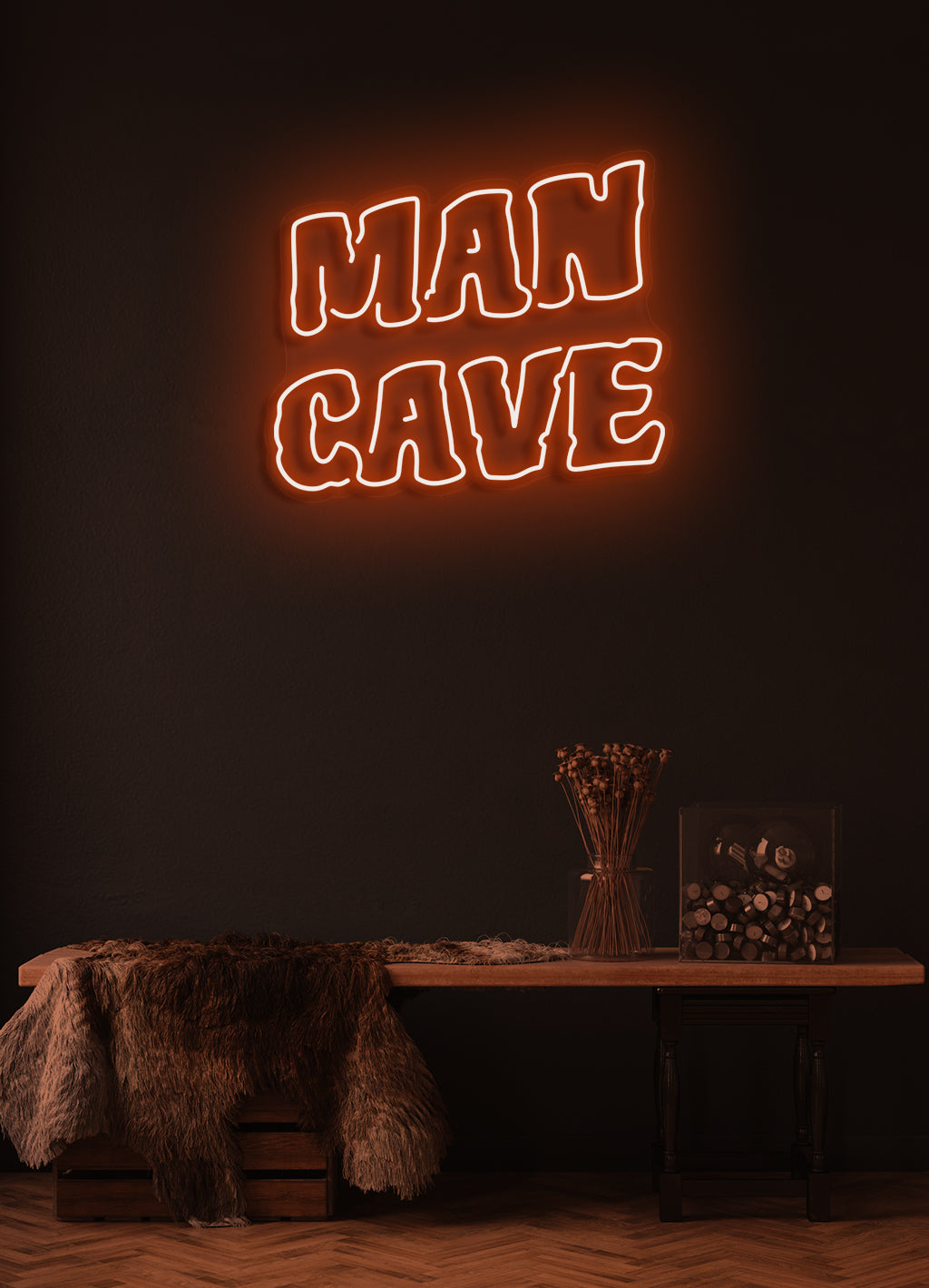 Man cave - LED Neon skilt