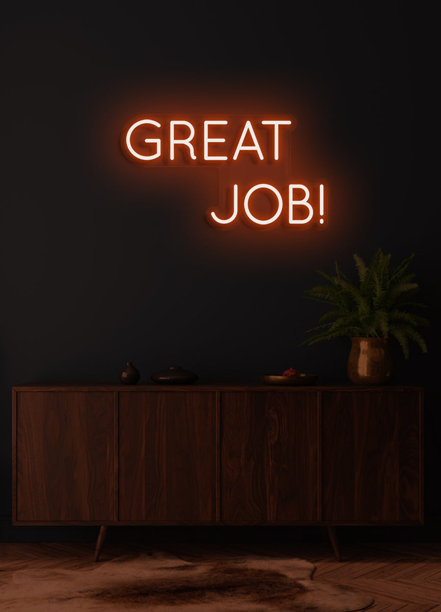Great job! - LED Neon skilt – Neoncopenhagen