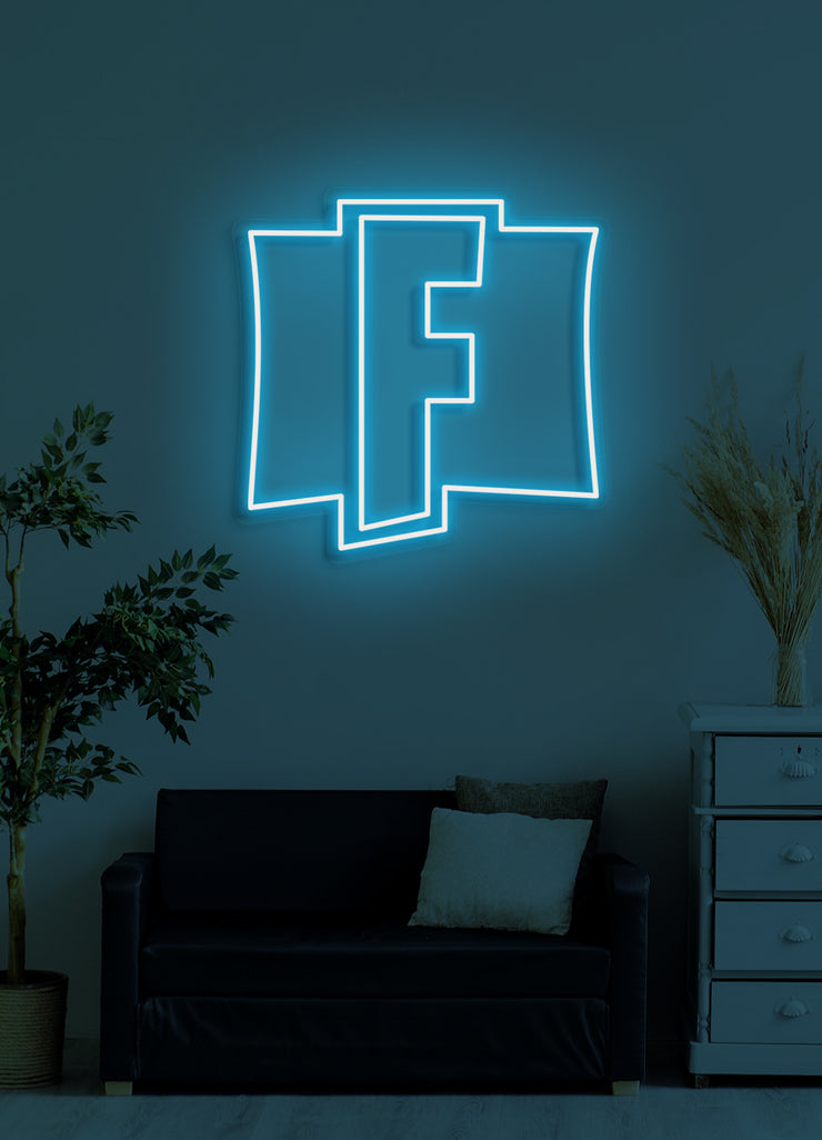 Fortnite icon - LED Neon skilt