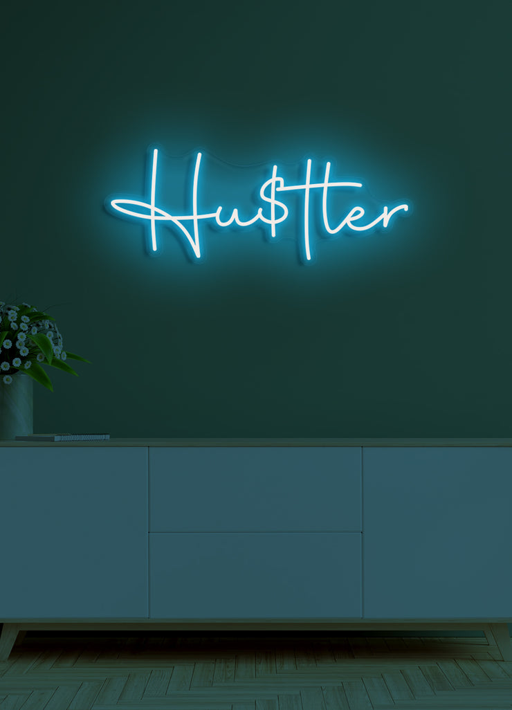 Hustle - LED Neon skilt