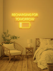 Recharging for tomorrow - LED Neon skilt