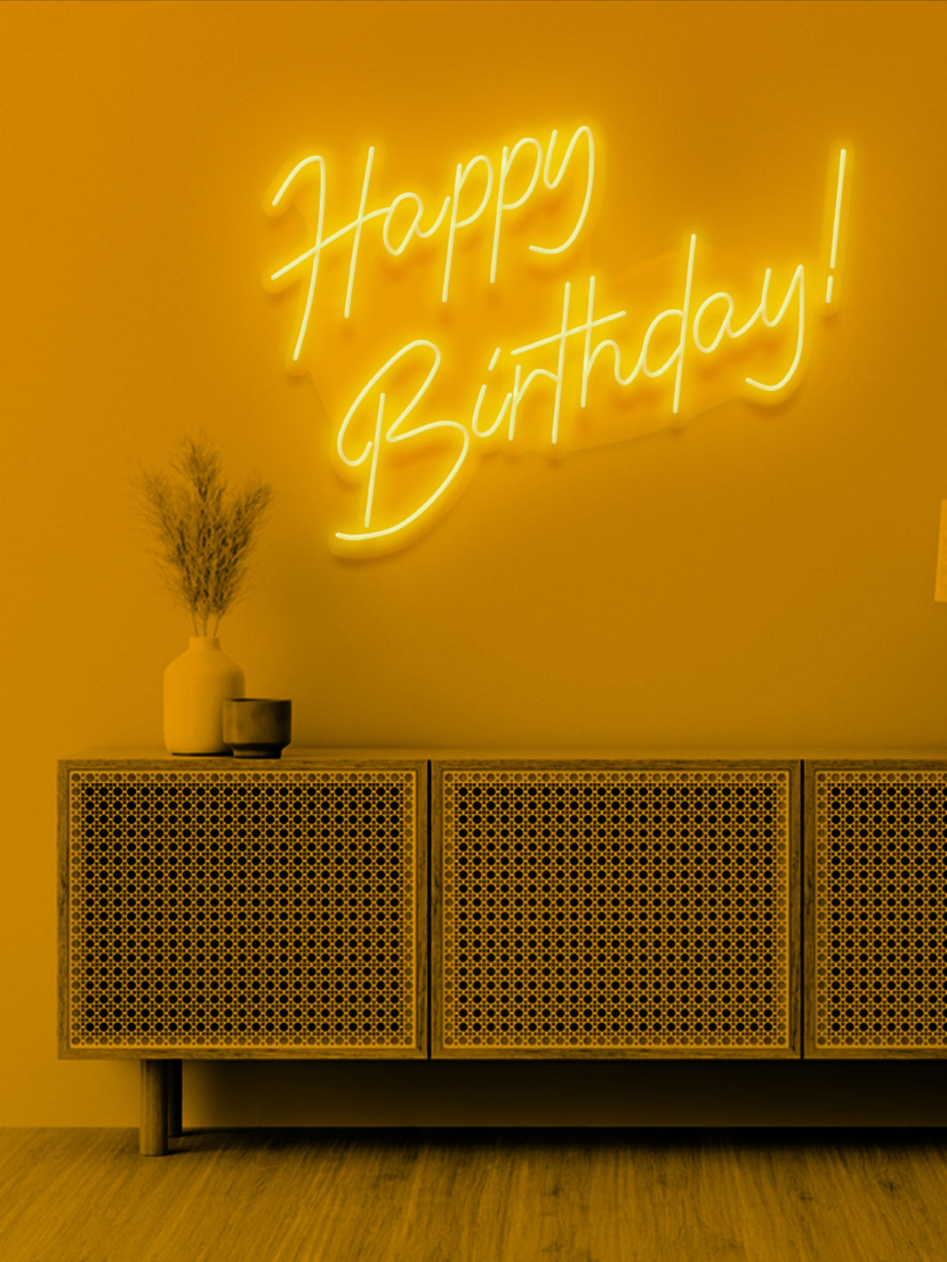 Happy birthday - LED Neon skilt