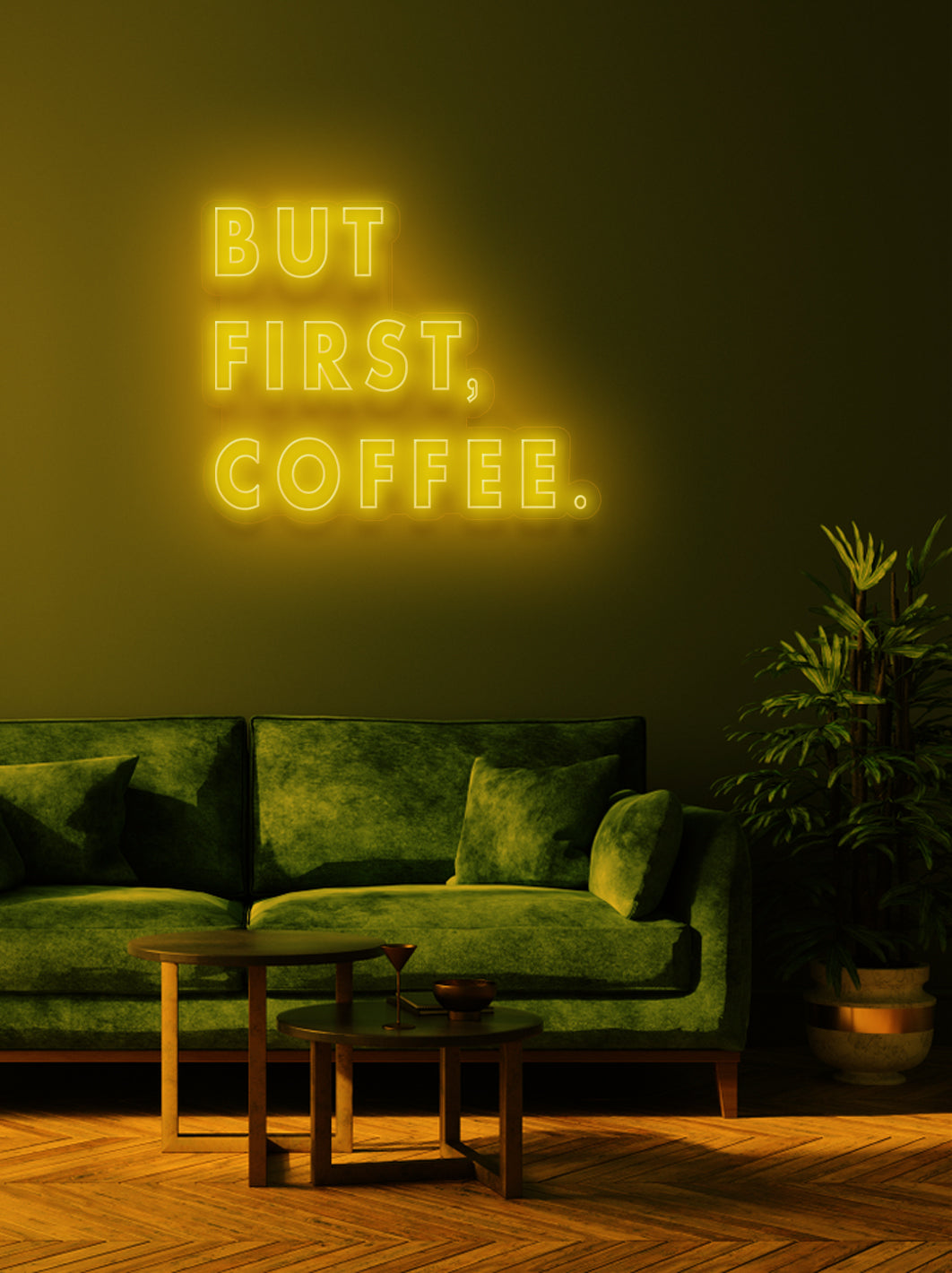 But first coffee - LED Neon skilt