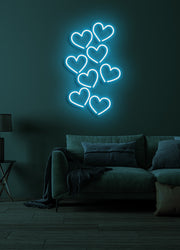 Hearts - LED Neon skilt