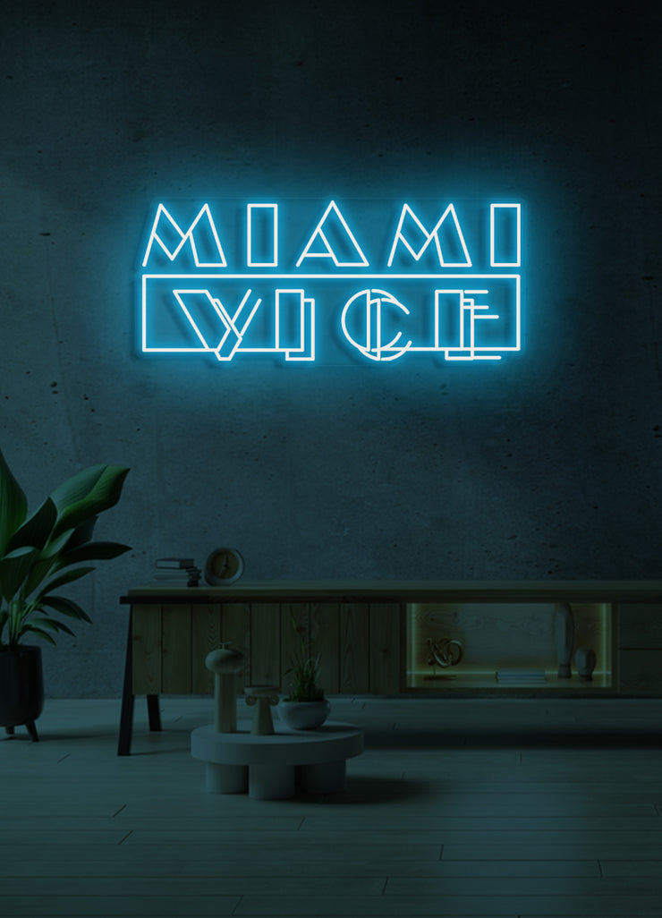 Miami Vice - LED Neon skilt