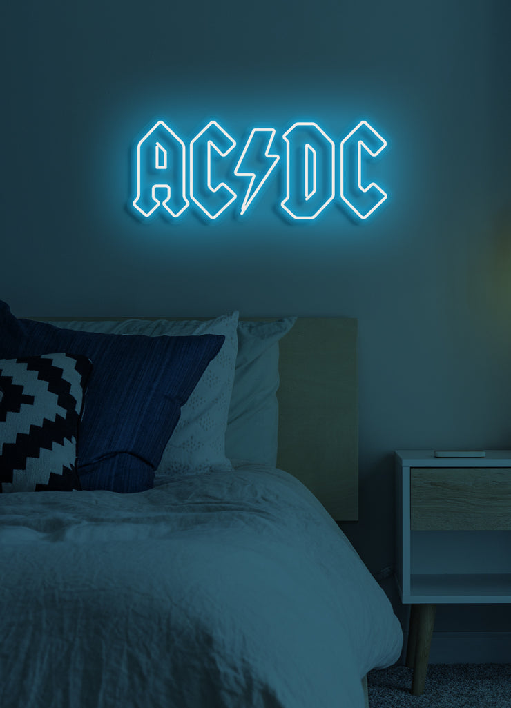 AC DC - LED Neon skilt