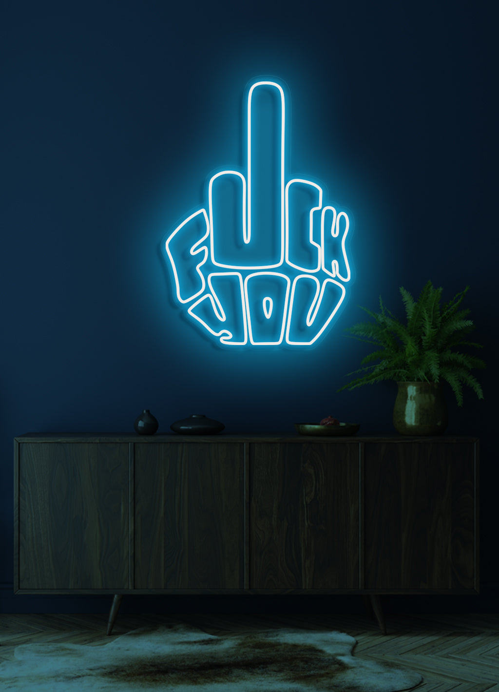 F*ck you - LED Neon skilt