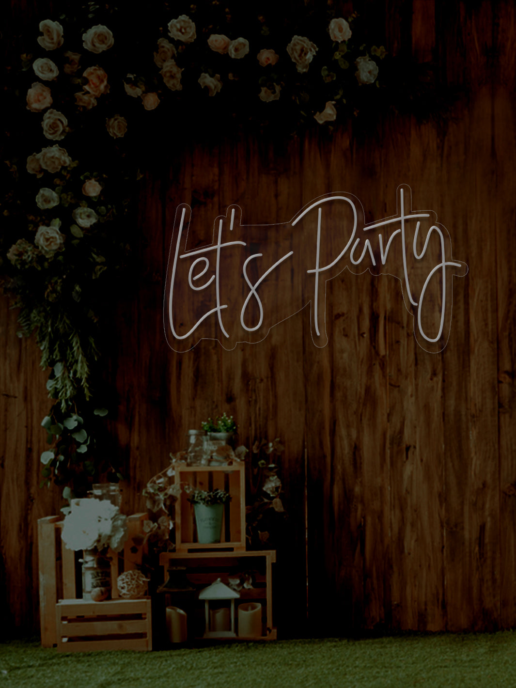 Let's party - LED Neon skilt